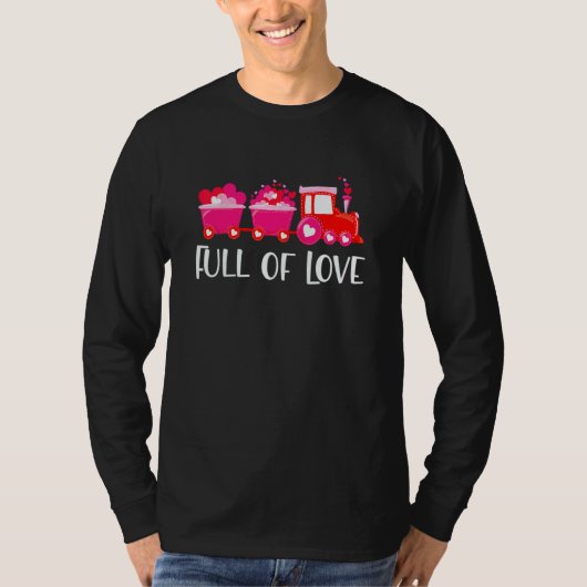 T-shirt Kids Valentines Day Train Loads Of Love Choo Toddl (Devant)