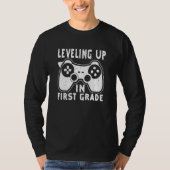 T-shirt Kids Video Gaming for student Leveling up in First (Devant)