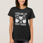 T-shirt Kids Video Gaming for student Leveling up in First (Devant)