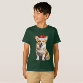 T-shirt Kids Welsh Corgi Dog Lover Funny Christmas (Devant entier)