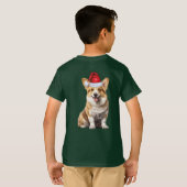 T-shirt Kids Welsh Corgi Dog Lover Funny Christmas (Dos entier)