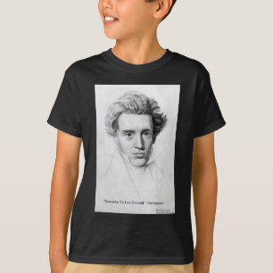 T-shirt Kierkegaard "S'aimer soi-même" Cadeaux de citation