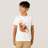 T-shirt Kiko Orange (Devant entier)