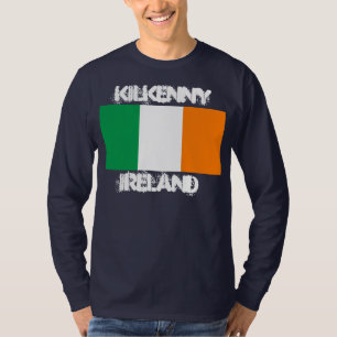 T-shirt Kilkenny, Irlande avec drapeau irlandais