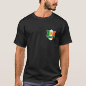 T-shirt KILKENNY Nom irlandais Irlande Flag Harp Family (Devant)