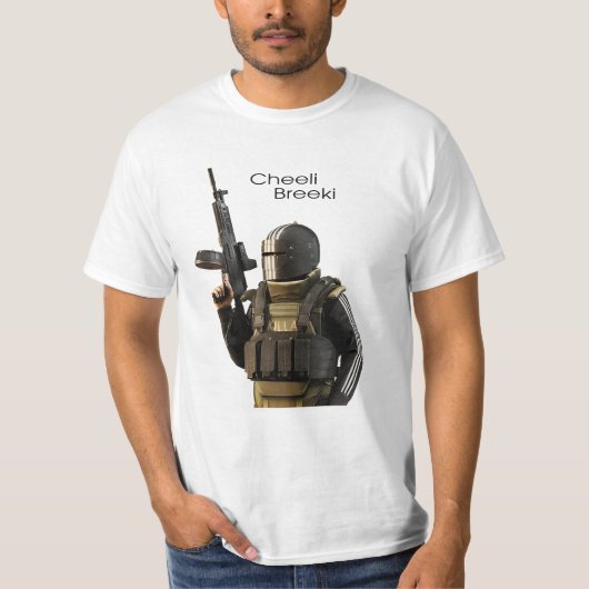 T-shirt Killa "Cheeki Breeki" S'Échapper De Tarkov (Devant)
