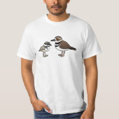 T-shirt Killdeer et poussin (Devant)