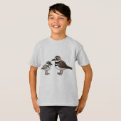 T-shirt Killdeer et poussin (Devant entier)