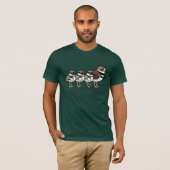 T-shirt Killdeer et trois poussins (Devant entier)