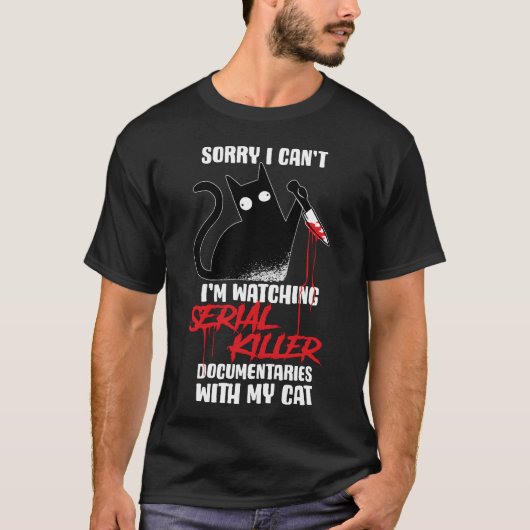 T-shirt Killer Documentaries Funnyrue Crime Show Gift vint (Devant)
