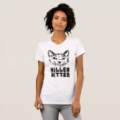 T-shirt Killer Kitten - Customisé (Devant entier)