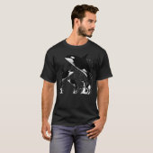 T-shirt Killer Whale Venin Jumping Orca Killer Whales (Devant entier)