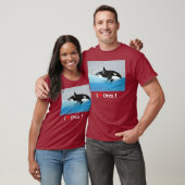 T-shirt Killerwhale, Orcinus orca (Unisexe)