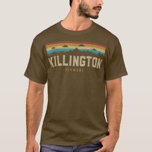 T-shirt Killington Vintage Mountains Randonnée Camping Ver