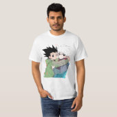 T-shirt " Killua embrasse Gon Hunter x Hunter " (Devant entier)