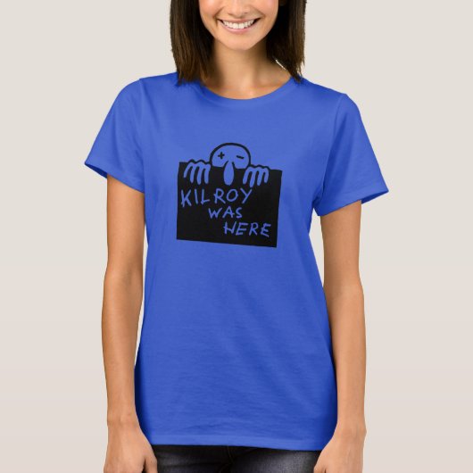 T-shirt Kilroy Était Là. (Devant)