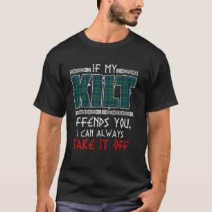 T-shirt kilt tartan du clan Falconer ancien moderne pour h
