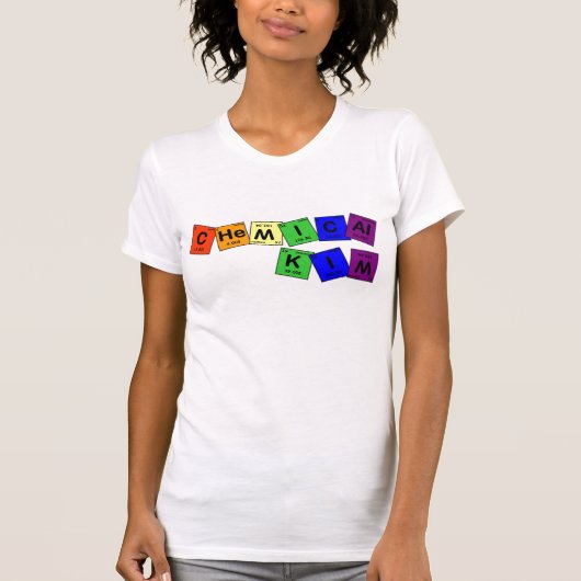T-shirt Kim chimique (Devant)