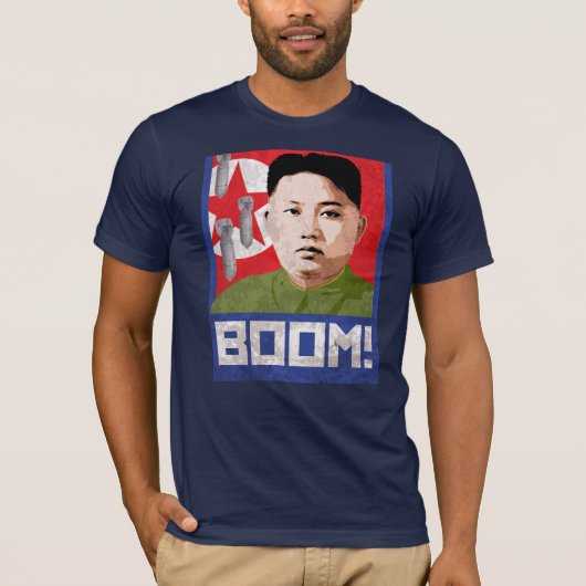 T-shirt Kim Jong Un Propaganda - BOOM - (Devant)