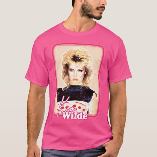T-shirt Kim Wilde 80S Aesthétique Ventilateur Art Design ( (Devant)