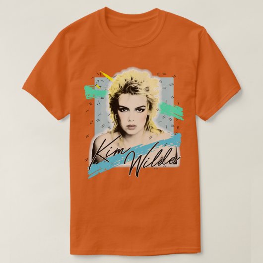 T-shirt Kim Wilde 80s Fan Art Design esthétique (Design devant)