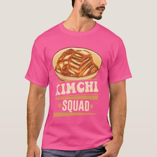 T-shirt Kimchi Escadron de Kimchi coréen (Devant)