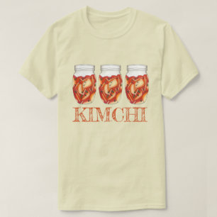 T-shirt Kimchi Fermenté Chou Cuisine coréenne