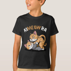 T-shirt Kimeowra Cat Jiu Jitsu Brésilien Kimura Drôle