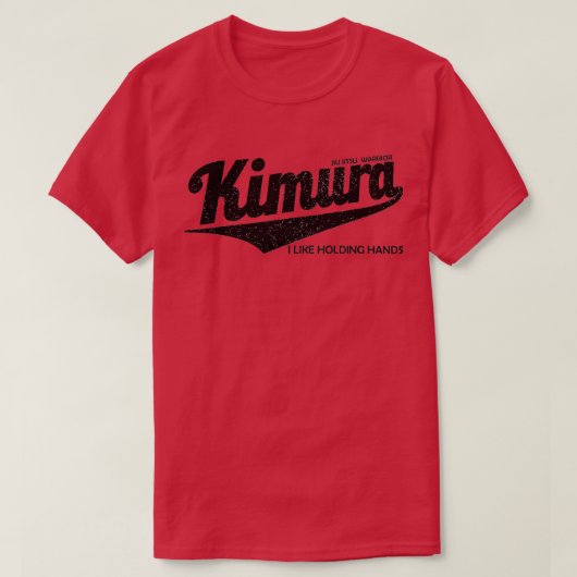 T-shirt KIMURA J'Aime Tenir Les Mains (Design devant)