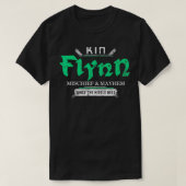 T-shirt Kin Flynn Mischief and Mayhem Since The Middle Age (Design devant)