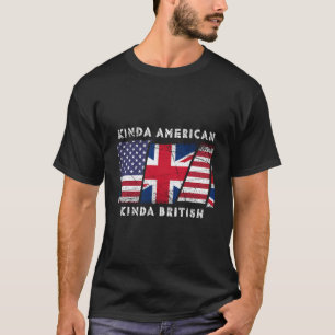 T-shirt Kinda Américaine Kinda Britannique - double citoye