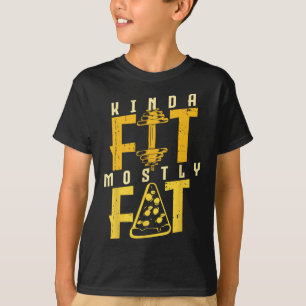 T-shirt Kinda Fit Essentiellement Grosse Pizza Lover Exerc