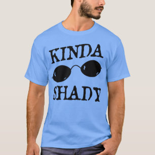 T-shirt Kinda Shady Half Rim Lunettes de soleil Punny Grap