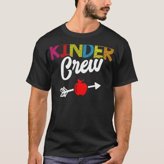 T-shirt Kinder Crew jardin d'enfants Enseignant Enfants de (Devant)