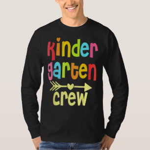 T-shirt Kinder Crew Kindergarten Enseignant 1er Jour De L'