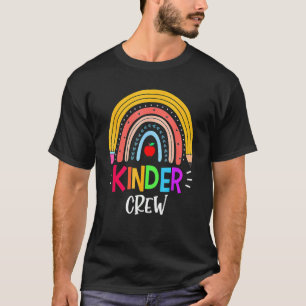 T-shirt Kinder Crew Rainbow Pencil Retour À L'École Filles