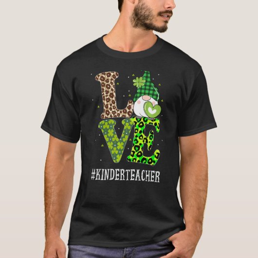T-shirt Kinder Enseignant Aimer Jour de la Saint Patrick G (Devant)