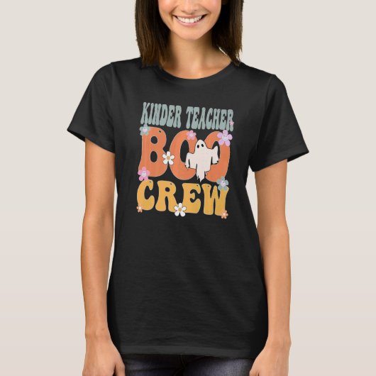 T-shirt Kinder Enseignant Boo Crew Ghost Halloween Super P (Devant)