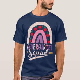 T-shirt Kinder Garten Squade Arc En Ciel Retour À L'École