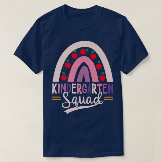 T-shirt Kinder Garten Squade Arc En Ciel Retour À L'École (Design devant)