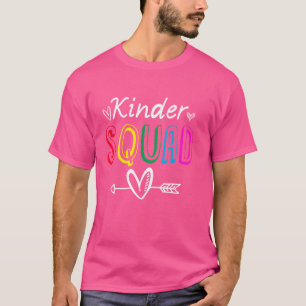 T-shirt Kinder Squad Kinergarten Pee-K Étudiants