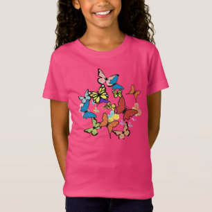 T-shirt kinder vlinder patterned