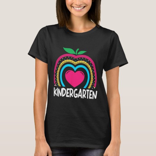 T-shirt Kindergarten Boho Rainbow enseignant équipe Kinder (Devant)