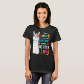 T-shirt Kindergarten No Prob Llama Teacher Back To School (Devant entier)