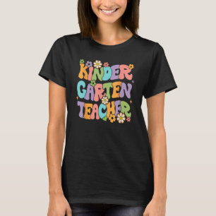 T-shirt Kindergarten Teacher Team Kinder Super Retro Back