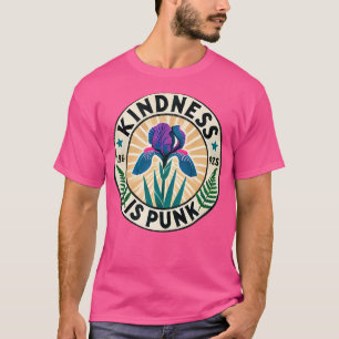 T-shirt Kinding Art Punk Purple Iris Fleur Artwork