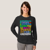 T-shirt Kindness Is Everything Rainbow Stoicism Citation (Devant entier)