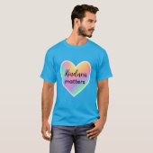 T-shirt Kindness Matters Rainbow Heart (Devant entier)