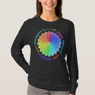 T-shirt Kindness Peace Equality Love Inclusion Hope Divers