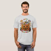 T-shirt Kine de Halloween (Devant entier)